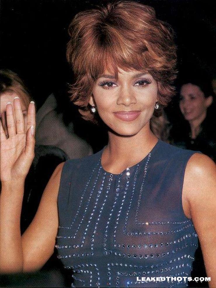 Halle Berry see-through top
