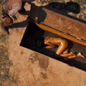 Kerry Washington naked in slave box