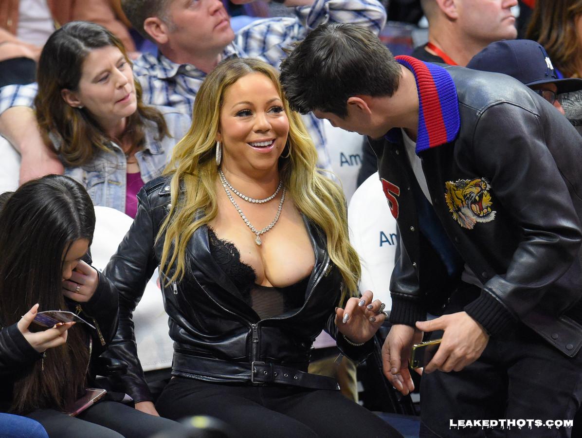Mariah Carey deep cleavage photo