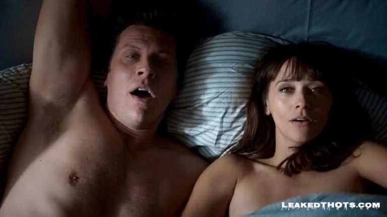 Rashida Jones in bed after sex